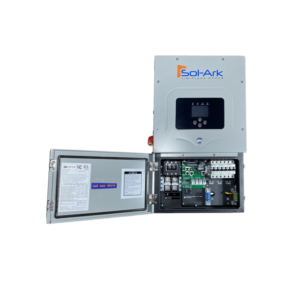 Sol-Ark 12K Hybrid All-In-One, 12kW, 48VDC, 120/240/208VAC Inside